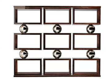 SPHERES - Sectional open wooden bookcase by Siwa Soft Style - view 2